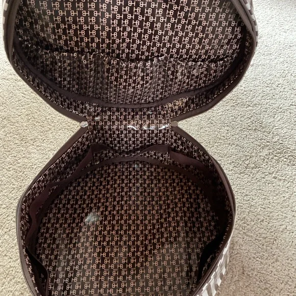 Henri Bendel RARE round XL travel cosmetic case bundle - Picture 5 of 13